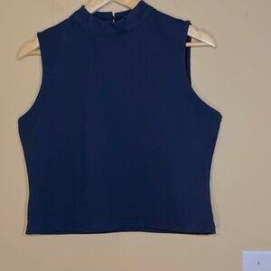 Blank NYC Navy Sleeveless Top